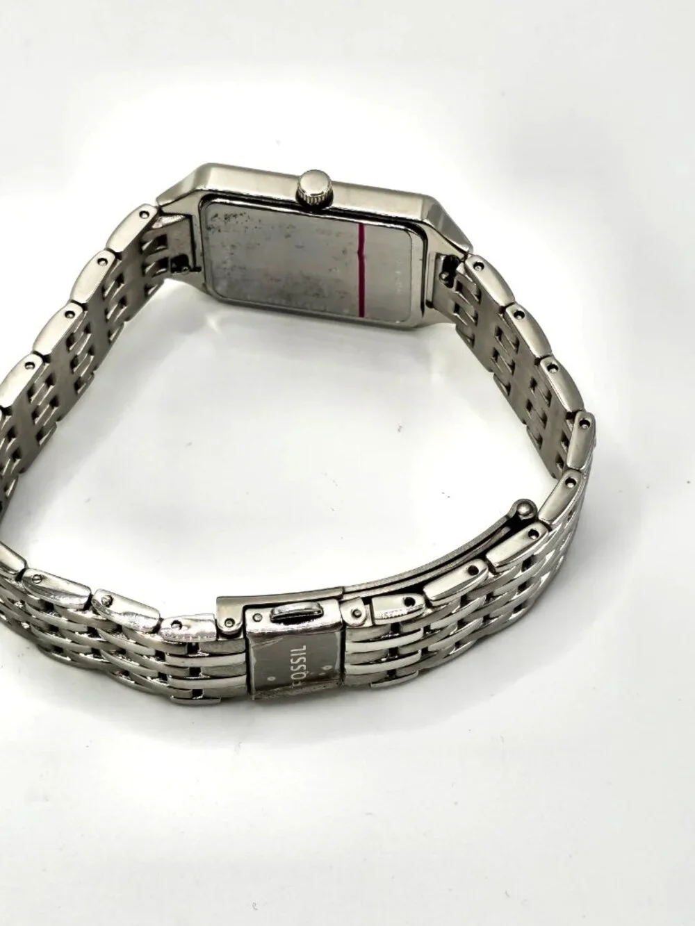 Fossil Raquel ES5221 Women's Silver-Tone Bracelet Watch 23mm